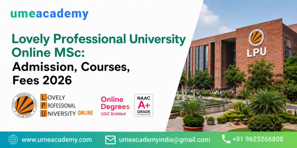 lpu online msc admission fees