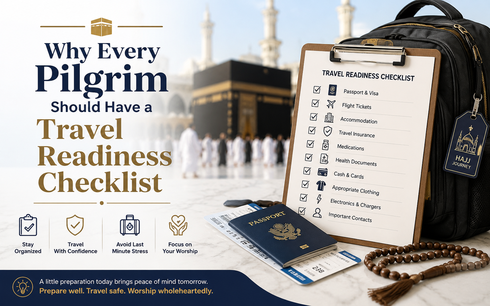 pilgrim travel readiness checklist