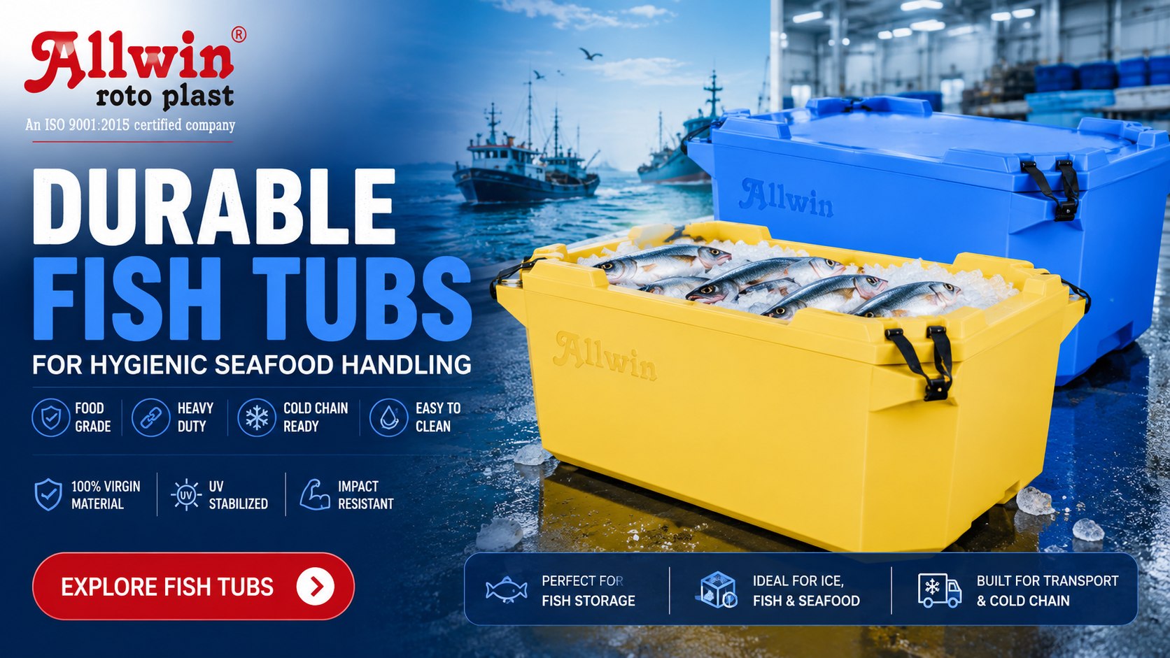 insulated fish tubs