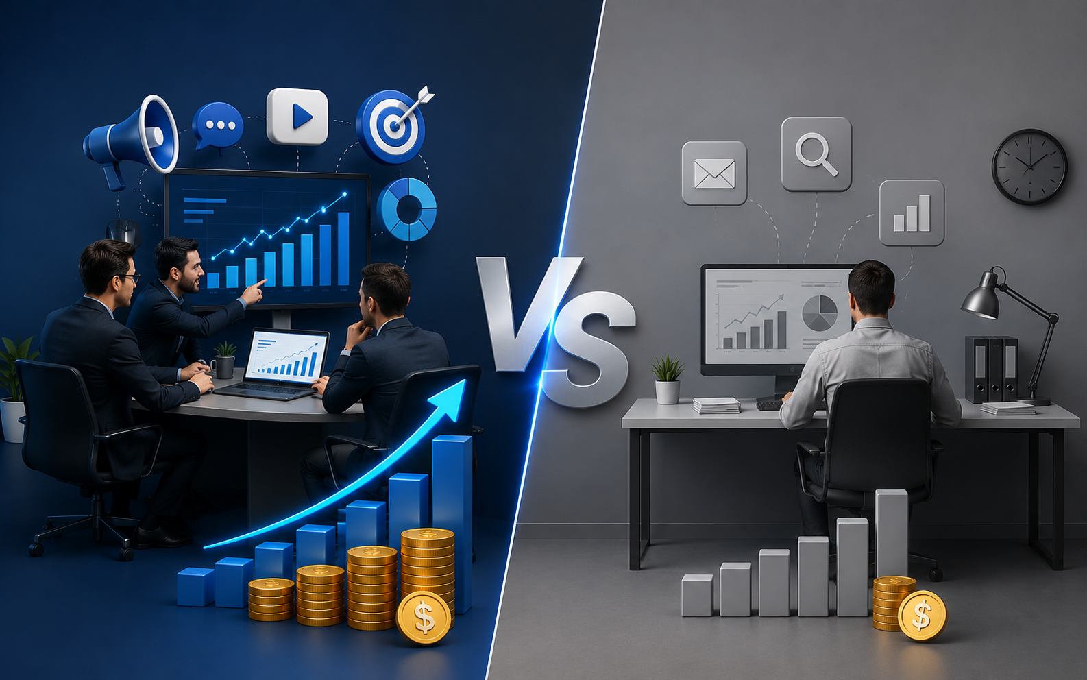agency vs in-house marketing roi