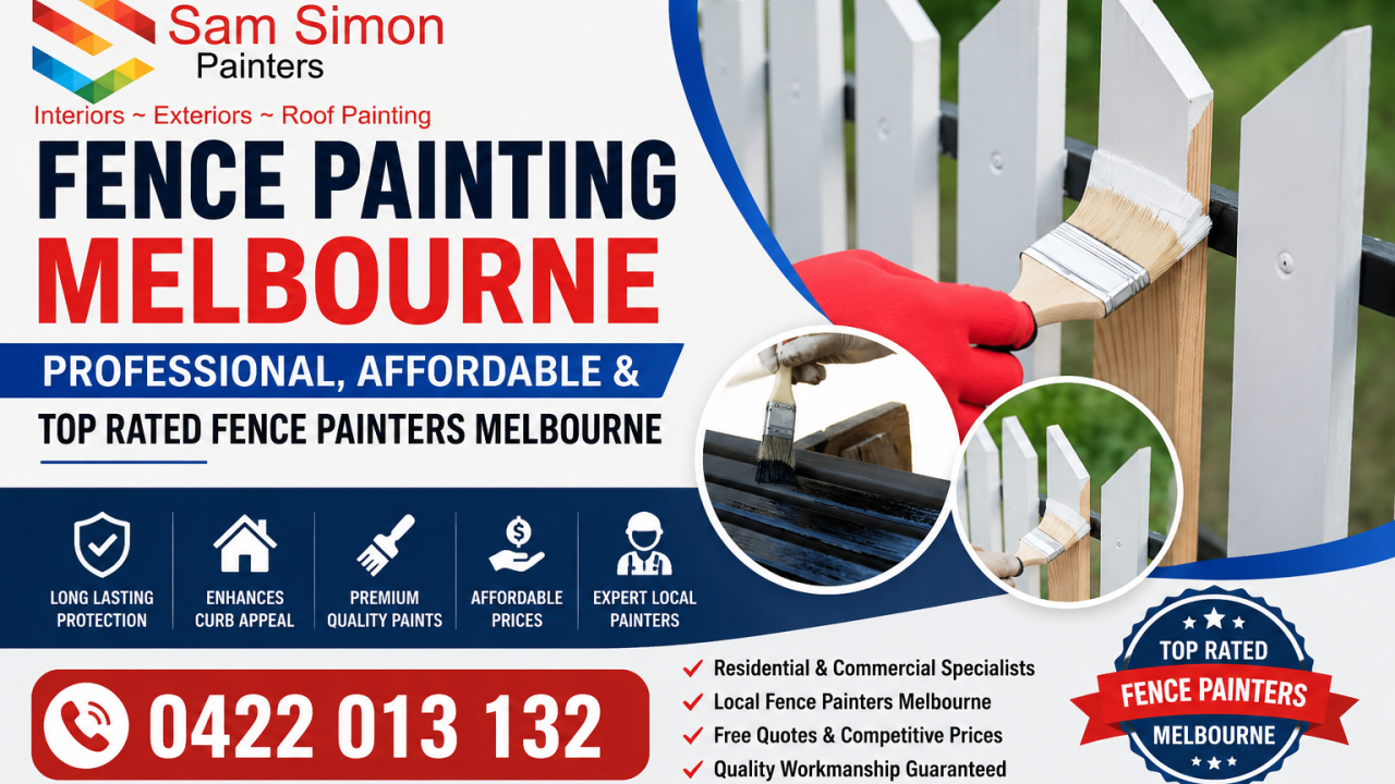 fence painting melbourne