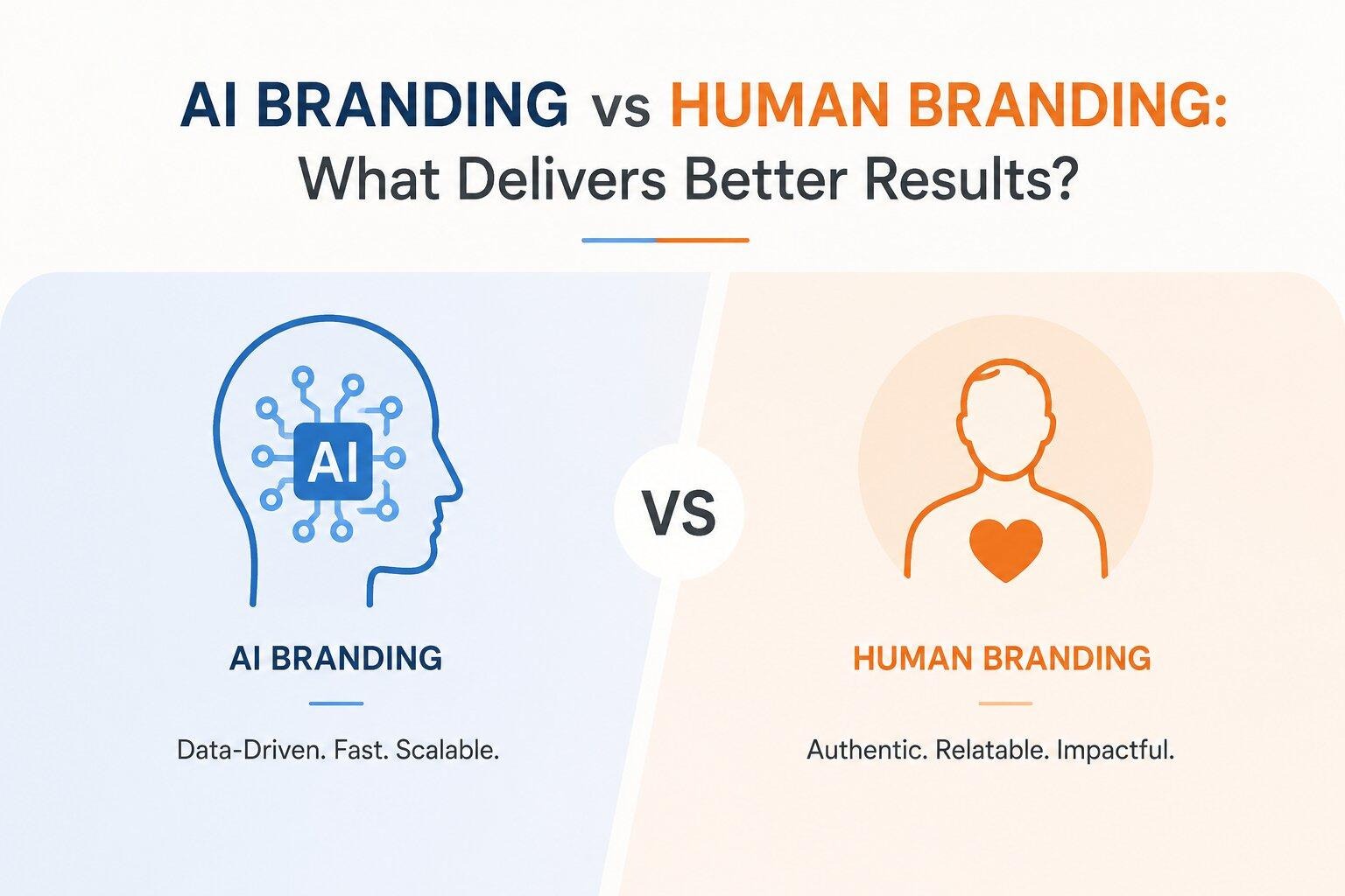 ai branding vs human branding