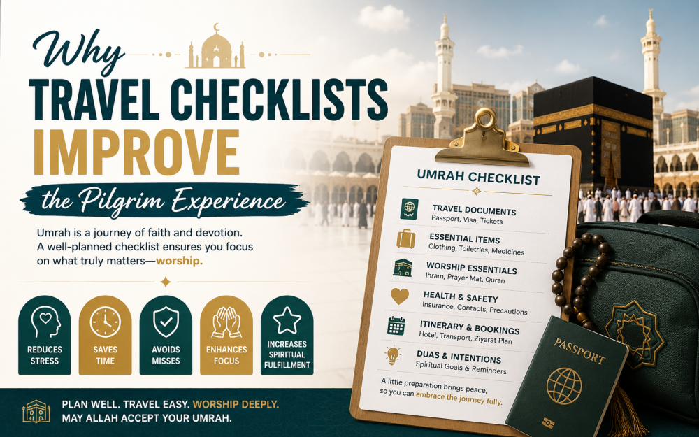 travel checklists for pilgrims