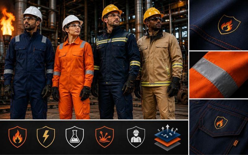 fire resistant industrial uniforms