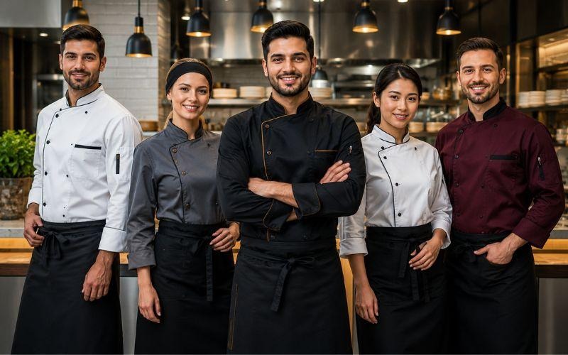 chef uniform designs