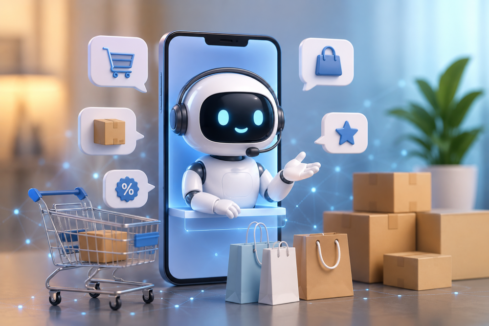ai chatbots ecommerce buyer journey
