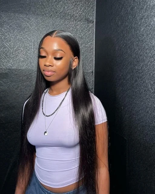 kinky straight hair