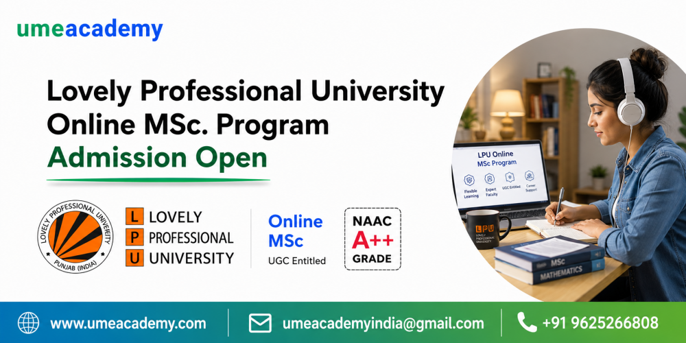 lovely professional university online msc
