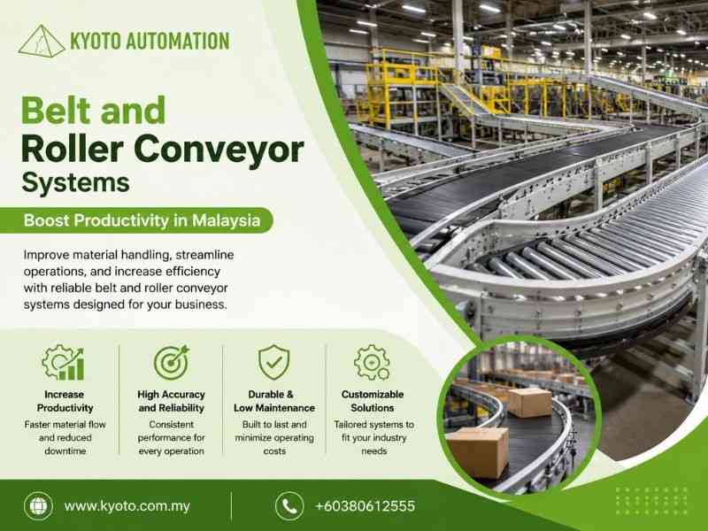 belt and roller conveyor systems