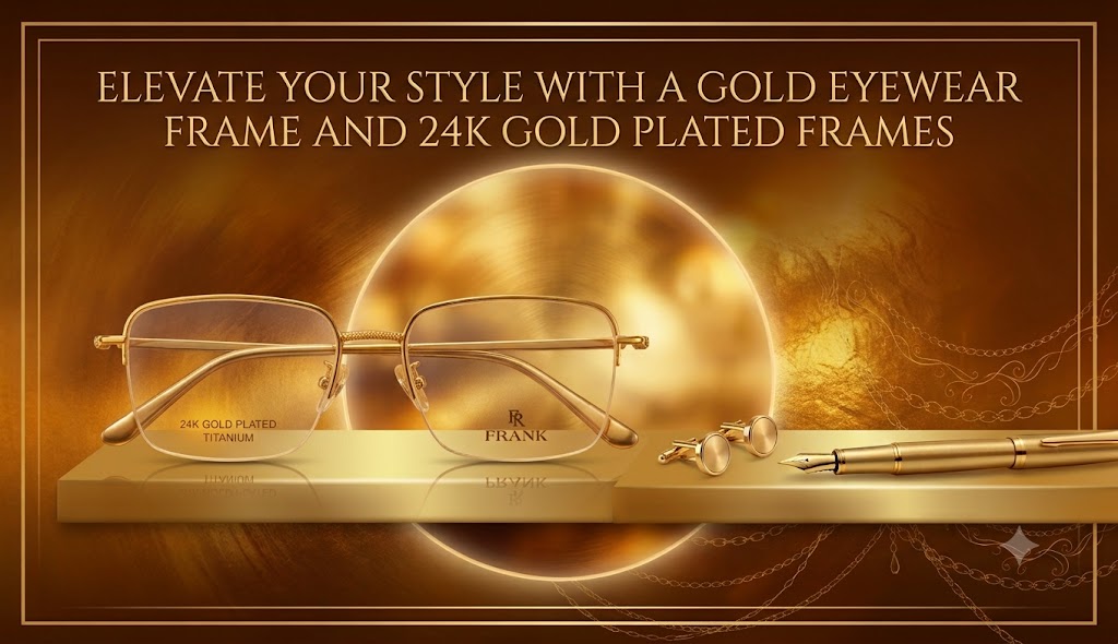 24K Gold Eyewear Frames