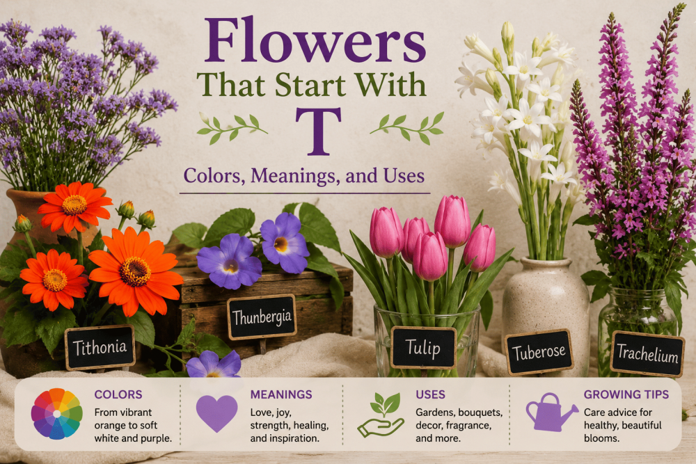 flowers that start with t