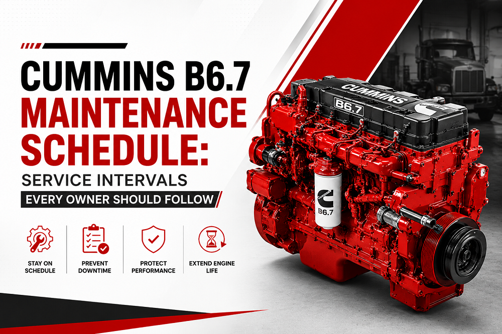 Cummins B6.7 maintenance schedule