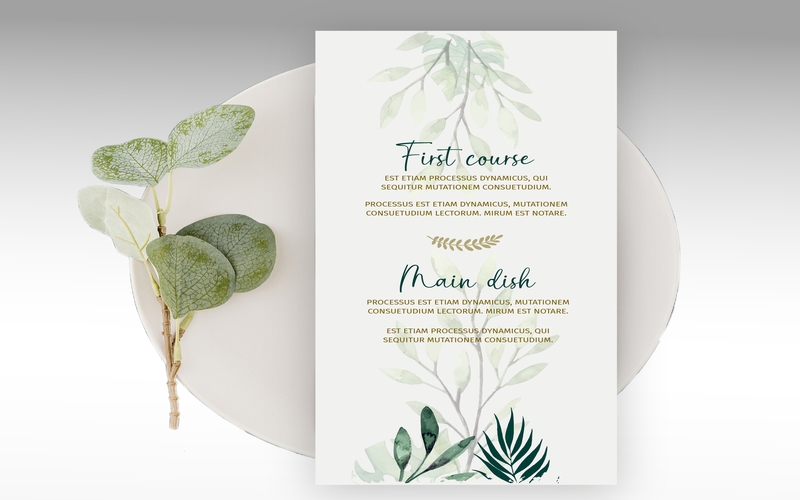 Menu Card Printing