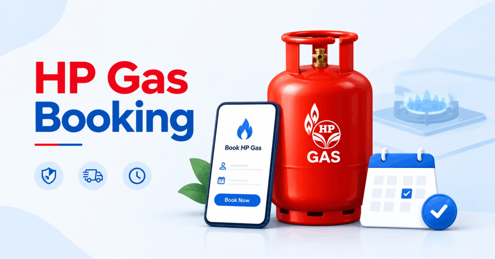 hp gas booking